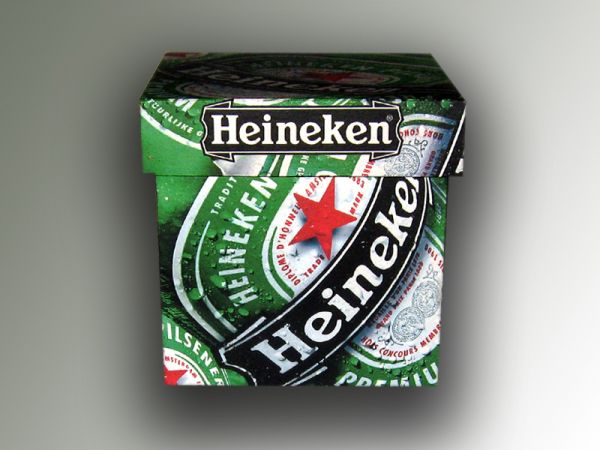 Caixa Porta Caneca ou Trecos Heineken