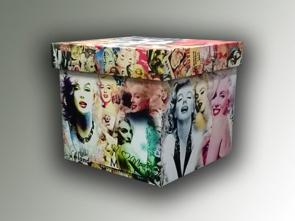 Caixa Quadrada Marilyn Monroe