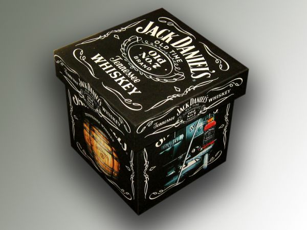 Caixa Porta Caneca ou Trecos Jack Daniels