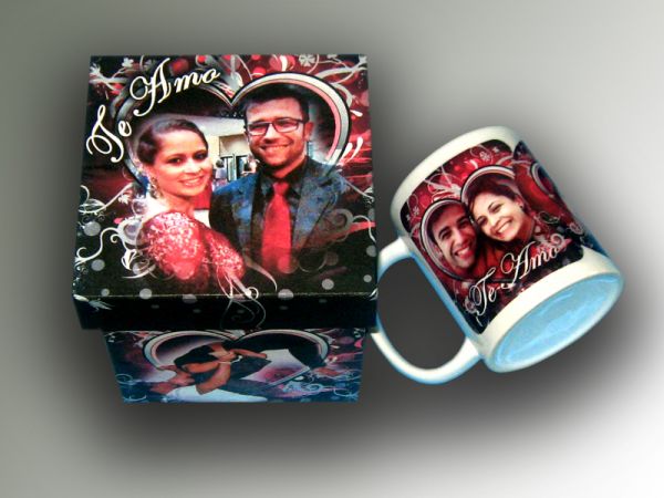 Caixa e Caneca de Fotos