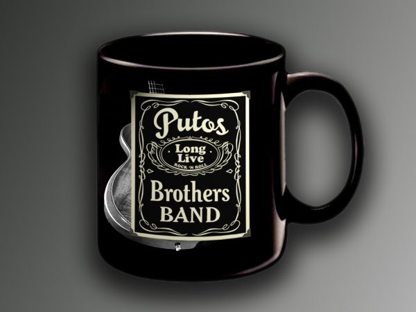 Caneca Black Putos Brothers Band