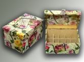 Porta Batom Flores Vintage