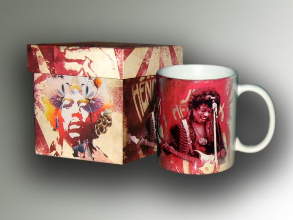 Caixa e Caneca Jimi Hendrix