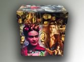 Caixa Quadrada Alta Porta Joias ou Trecos Frida