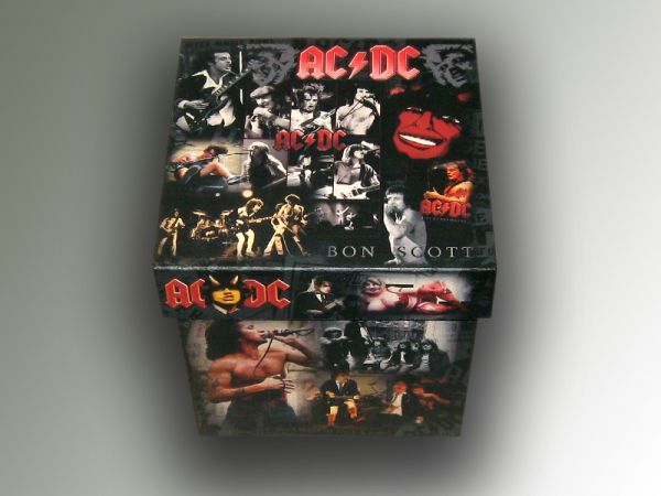 Caixa Porta Caneca ou Trecos AC/DC